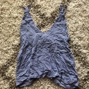 Lulu’s Striped Cropped Tank